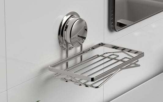 Modern Sleek Chrome Plated Luxury Soap Holder