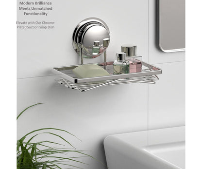 Modern Sleek Chrome Plated Luxury Soap Holder
