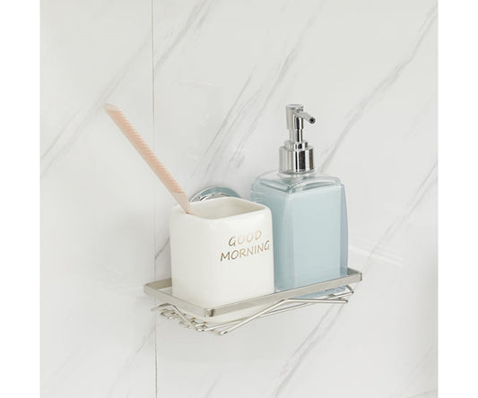 Modern Sleek Chrome Plated Luxury Soap Holder