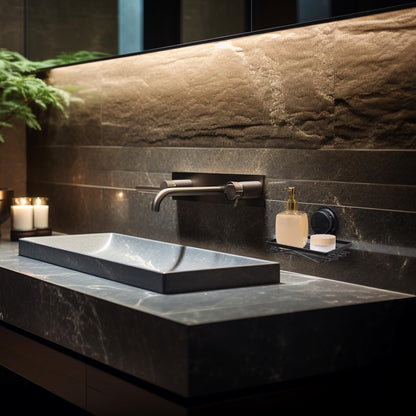 Modern Sleek Chrome Plated Luxury Soap Holder