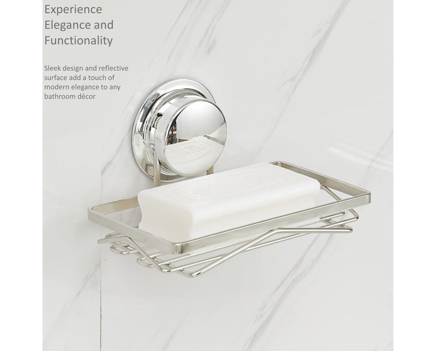 Modern Sleek Chrome Plated Luxury Soap Holder
