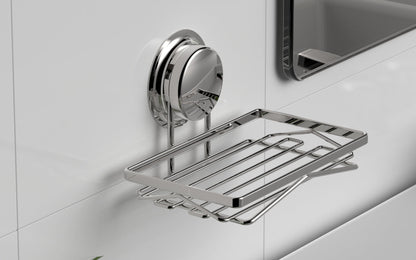 Modern Sleek Chrome Plated Luxury Soap Holder