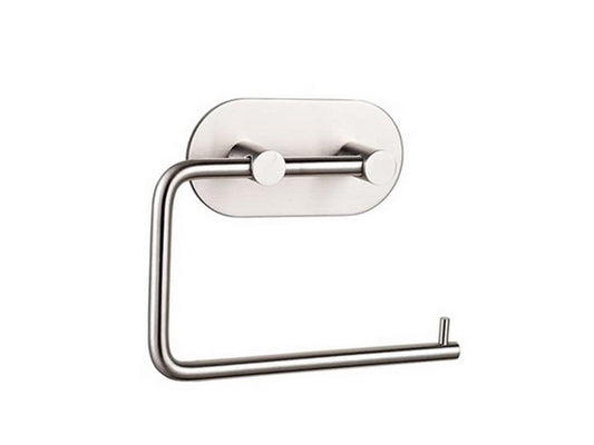 Self Adhesive Toilet Paper Holder, Bathroom Lavatory Toilet Stainless Steel Tissue Paper Roll Towel Holder -Brushed Stainless Steel Dispenser Wall Mount