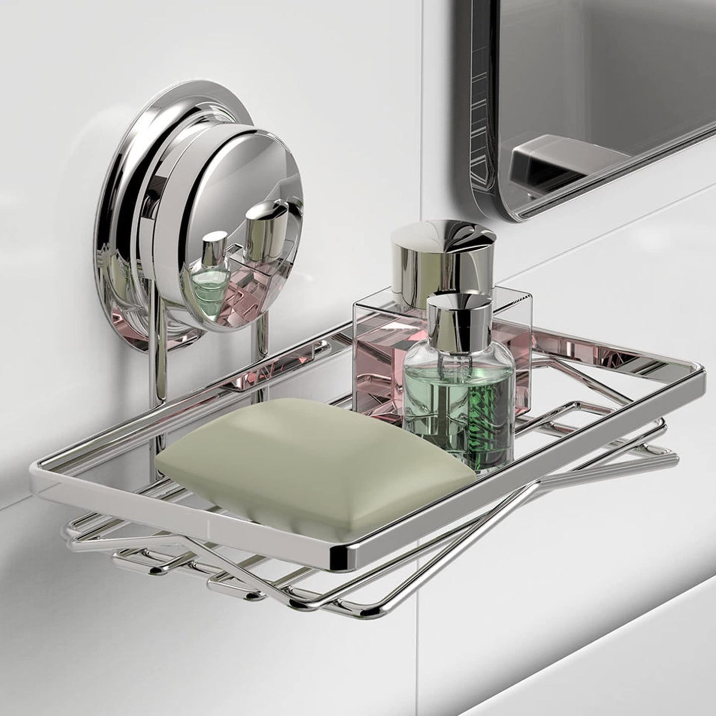 Modern Sleek Chrome Plated Luxury Soap Holder